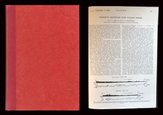 Item #1023 Magnetic Anomalies Over Oceanic Ridges Nature 199, 1963, pp. 947-949. F. J. Vine, D....