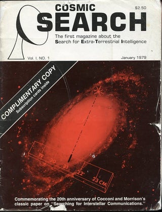 Item #1087 Cosmic Search: The First Magazine about the Search for Extra-Terrestrial Intelligence,...