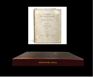 Item #1102 The Bakerian Lecture. An account of several new instruments and processes for...