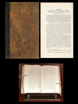 Item #1130 Zur Frage der Aufbaumoglichkeit der Elemente in Sternen (Atkinson & Houtermans, pp....