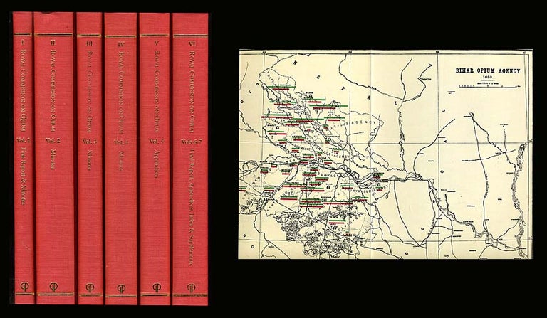 Item #1174 The Royal Commission on Opium, 1893-94: Reports, Minutes of Evidence, and Appendices (Britain in China). SEVEN VOLUMES BOUND AS SIX