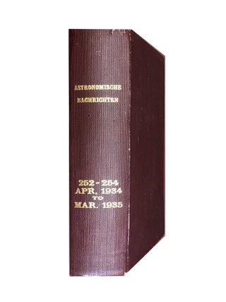 Item #1217 MOglichkeit neuer Elemente und ihre Bedeutung fUr die Astrophysik, Astronomische...
