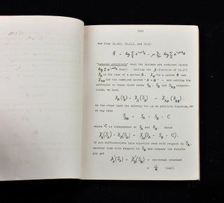 Statistical Thermodynamics. Course of Seminar Lectures. Delivered in January - March 1944, at the School of Theoretical Physics, 1944 [SCARCE HECTOGRAPHIC PRINTING OF SCHRODINGER'S SEMINAR LECTURES]