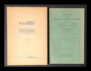 Item #1299 Dynamic Programming of Continuous Processes in Rand Corporation R-271 pp. 1-141, 1954...