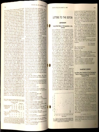 Item #1301 Large Scale Density Inhomogeneities in the Universe in Nature 215 No. 5102 p. 719,...