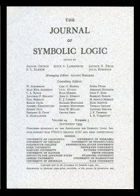 Item #1305 Abstracts of Distinguished Constituents (pp. 323) Semantical Analysis of Modal Logic...