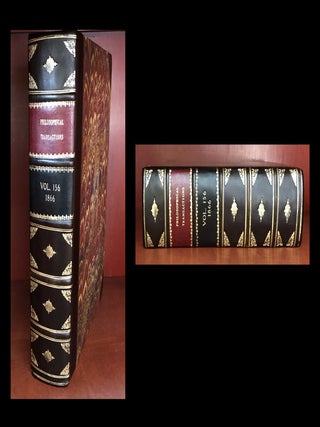 Item #1343 Tyndall, John. The Bakerian Lecture: On the Viscosity or Internal Friction of Air and...