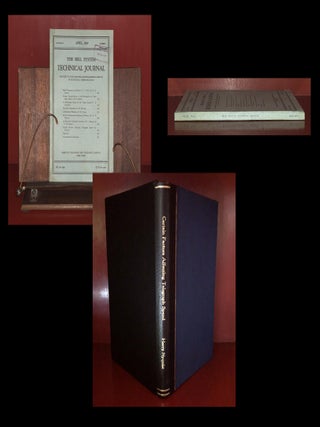 Item #1419 Certain Factors Affecting Telegraph Speed in Bell System Technical Journal 3 No. 2 pp....