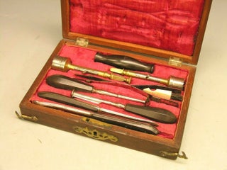 Item #1448 Ca 1795-1810 Early Cased Trepanning Set by McClellan, Complete