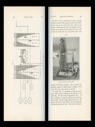 Item #1579 The Applications and Mechanical Calculation of Correlation Coefficients in Journal of...