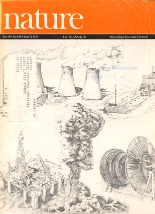 Item #1670 Wave Power in Nature 249, June 231, 1974. pp. 720-724 [Salter’s Duck. Energy Review...