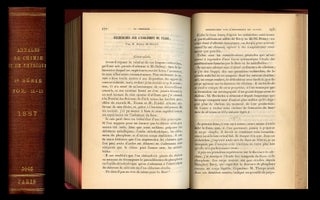 Item #1675 Recherches sur L’Isolement du Fluor in Annales de chimie et de physique, 12, 1887,...