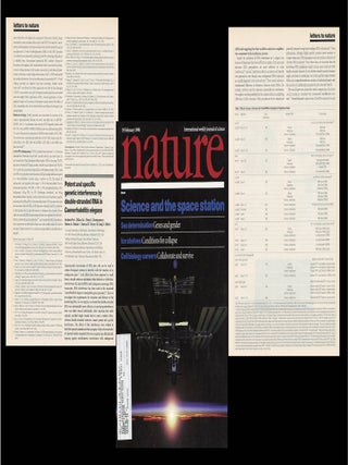 Item #1696 Potent and Specific Genetic Interference by Double-Stranded RNA in Caenorhabditis...