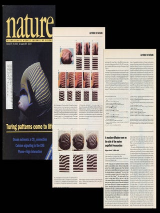 Item #1699 A reaction&ndash;diffusion wave on the skin of the marine angelfish Pomacanthus, in Nature...
