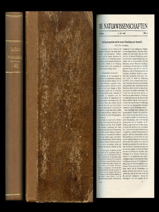 Das Quantenpostulat und die neuere Entwicklung der Atomistik in Die Naturwissenschaften, Volume 16, 1928