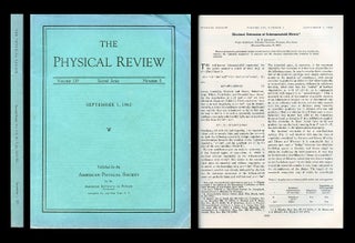 Item #492 Maximal Extension of Schwarzschild Metric in Physical Review 119, No. 5, September...