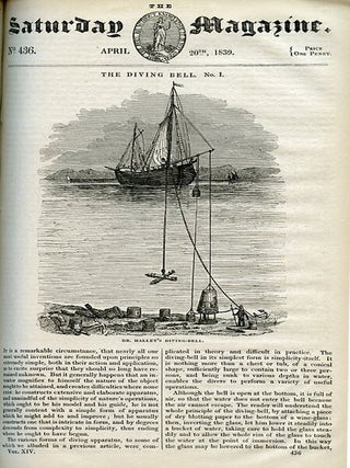 On Diving WITH The Diving Bell. Part I WITH The Diving Bell. Part II, Spalding’s Diving-Bell in Saturday Magazine, Volume 14 and Volume 15, January to December. March 9th, 1839; April 20th 1839; May 25th 1839. Pp. 95-96; pp. 145-147; pp. 199-200