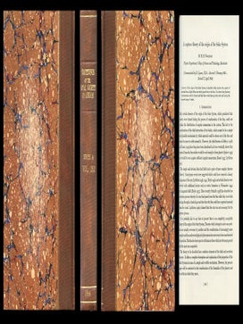 Item #590 A Capture Theory of the Origin of the Solar System in Proceedings of the Royal Society...