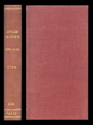 Item #799 Sur une nouvelle substance métallique contenue dans le plomb rouge de siberie, et...