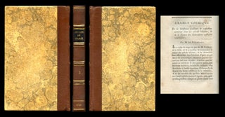 Item #801 De la substance feuilletée et cristalline contenue dans les calculs biliaires, et de...