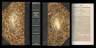 Item #886 Versuche uber das Sonnenlicht in Annalen der Physik und Chemie 12, 1803, pp. 409-416....