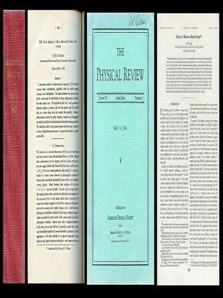 Item #897 On the Analysis of -Meson Data and the Nature of the -Meson in The Philosophical...