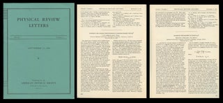 Item #937 Magnetic Breakdown in Crystals (Cohen & Falicov, pp. 231-234 WITH Evidence for Charge...