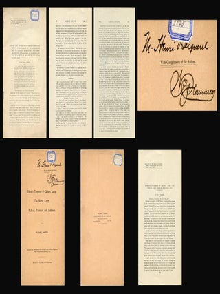 Item #950 TWO OFFPRINTS: Radium and Other Radioactive Substances With a Consideration of...