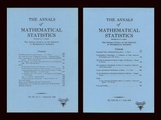 Item #96 On Cumulative Sums of Random Variables (Annals of Mathematical Statistics 15 No. 3 pp....